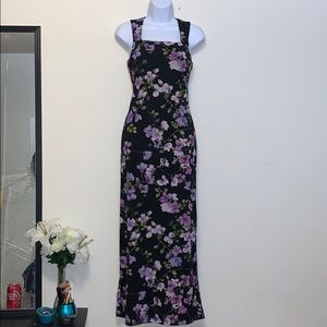 Vintage floral long dress